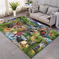 Tapis Dinosaure et Volcan